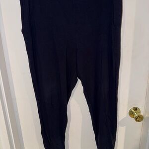 Matty M Navy Blue Rayon & Spandex Joggers loose fit Women’s XXL